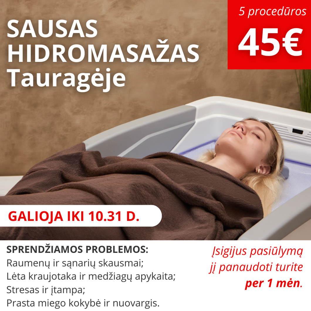 Greita pagalba nuo streso ir raumenų įtampos Tauragėje