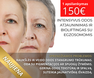 Intensyvus odos atjauninimas ir bioliftingas su egzosomomis – 1,5 val. NAUJIENA (LIKUTIS 30)