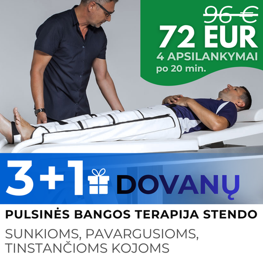 PULSINĖS BANGOS TERAPIJA STENDO KOJOMS