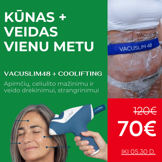 2 procedūrų rinkinys - VacuSlim48 + Coolifting